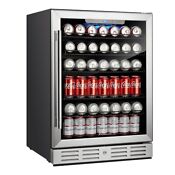 Kalamera Built In Refrigerator 175 Cans 12oz Convertible Beverage Wine Storage