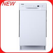 Edgestar 18 W 8 Place Dishwasher White Bidw1802