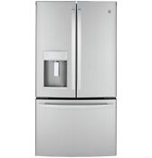 Ge Gye22gynfs 22 1 Cu Ft Counter Depth French Door Refrigerator Nib