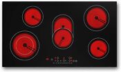 Electric Cooktop 36 Inch Electric Stove Top Built In 5 Burner Touch Control 240v