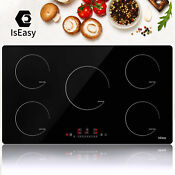 Iseasy 36 Induction Cooktop Built In Electric Stove 5 Burners Touch Control Usa