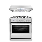 36 In Gas Range 5 Burners Stainless Steel Open Box Cosmetic Imperfections 