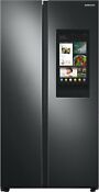Samsung Rs28a5f61sg 36 Inch Freestanding Side By Side Smart Refrigerator 27 Cuft