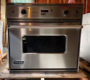 Viking Electric Convection Wall Oven Model Veso105 Ss Used
