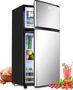 3 5cu Ft Compact Refrigerator Mini Fridge With Freezer Small Refrigerator With