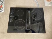 30 Jenn Air Electric Touch Control Downdraft Cooktop Radiant Glass Jed4430ws02