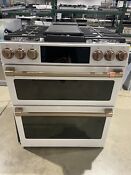 Cafe Cgs750p4mw2 30 Inch Slide In Gas Smart Range With 6 Sealed Burners