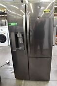 Lg Lsxs26366d 36 Black Stainless Side By Side Refrigerator Nob 115558
