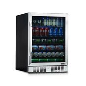 Newair 24 Built In 177 Can Beverage Mini Fridge Refrigerator Bar Beer Cooler