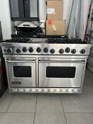 Viking Pro Stove 48 Inch Stainless Steel Gas Stove Top Oven And Griddle Option