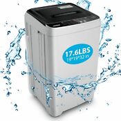 Washing Machine Top Loading 17 6lbs Full Automatic Portable Washer W Drain Pump 