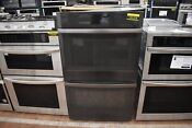 Ge Profile Ptd9000bnts 30 Black Stainless Double Wall Oven Nob 131219