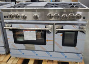 New Out Of Box Blue Star 48 Stainless Steel Range 6 Burner With Griddle All Gas