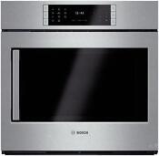 Bosch Benchmark Series 30 4 6 Cu Ft Single Electric Wall Oven Hblp451ruc
