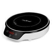 Nutrichef Portable Single Burner Induction Cooktop Cooktop 1500w Electric Ind 