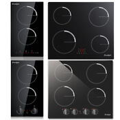 Electric Induction Cooktop Built In 2 4 Burner Knob Touch Control Cooking Hob