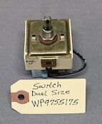 Dual Size Burner Switch Wp9755175 Kitchenaid Whirlpool Designer Series