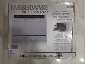 Farberware 6 Piece Countertop Dishwasher White Fcd06abbwha 