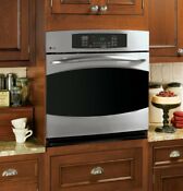 New Ge Profile Series 30 Built In Ss Single Electric Convection Wall Oven 
