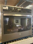 Ge Profile 30 Convection Single Electric Wall Oven Pt7050ehes