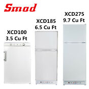 Smad Propane Gas Refrigerator Top Freezer Fridge Camper Van Cooler Ac Dc 12v Lpg