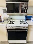 Tappan Centennial Gas Stove Oven And Microwave Everything Works Very Clean 