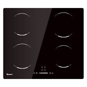 Gionien 24 Inch Electric Cooktop 220v 240v Built In 4 Burners Induction Cooktop