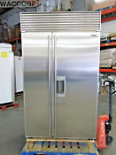 Sub Zero 48 Reconditioned 695 S Ice Water Refrigerator No Flaw Stainless Doors