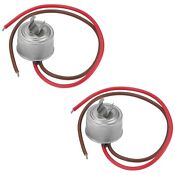 2pcs Refrigerator Defrost Thermostat For Whirlpool Ap3108454 Ps371255 Wp4387503
