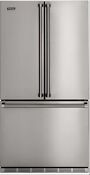 Viking 3 Series 36 19 8 Cu Ft Stainless 21 French Door Refrigerator Rvffr336ss
