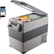 Vevor 55l Portable Car Refrigerator 58 Quart Compact Rv Mini Electric Freezer