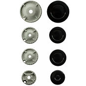 4yourhome Oven Cooker Hob Gas Burner Crown Flame Cap Kit For Neff Bosch Cooker