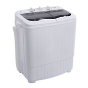 Compact Mini Twin Tub Washing Machine Portable 14 3lbs Laundry Washer And Dryer