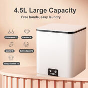 Mini Washing Machine Baby Clothes Small Ultrasonic Sterilization Washer Usb 4 5l