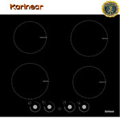 24 Inch 220 240v Induction Hob 4 Burner Glass Plate Electric Stove Cooktop