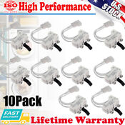 10pcs 3406107 Dryer Door Switch For Whilpool Kenmore Sears Maytag Roper 3406109