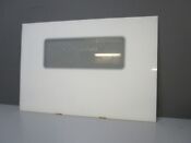 Whirlpool Gas Range Oven Outer Door Glass White 8053481 Wp9762476 Asmn