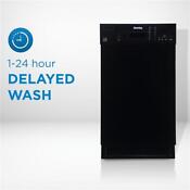 Danby Ddw1804eb 18 In Wide Built In Dishwasher Black