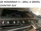 48 Ge Monogram Rangetop 4 Grill N Griddle In La