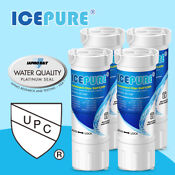 Compatible With Ge Xwf Gne21 Gne25 Gne27 Gwe19 Water Filter 4 Pack Icepure