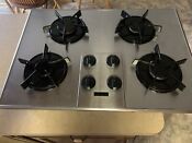 Thermador Cooktop 1993 Vintage Sgn 30s Range 4 Burner Gas Propane Made In Usa