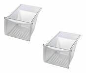 Crisper Drawer Compatible With Frigidaire Refrigerator 240337103 2 Pack 