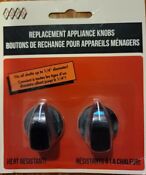Tops Replacement Appliance Range Knobs Black Heat Resistant Fits All Up To 1 4 
