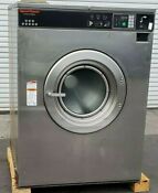 Speed Queen Front Load Washer Coin Op 80lb 3ph 200 240v Serial 0510998347 Asis