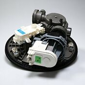 Whirlpool Dishwasher Sump Wash Circulation Pump Motor Full Assembly W10605057