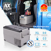 Portable Mini Refrigerator 1 2 Cu Ft Car Camp Truck Van Travel Fridge Freezer