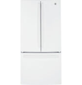 Ge 33 Inch Counter Depth French Door Refrigerator White Brand New Gwe19jglww