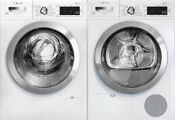 Bosch 800 Series White Front Load Washer Dryer Set Waw285h2uc Wtg865h4uc