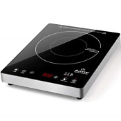 Duxtop Portable Induction Cooktop High End Full Glass Induction Burner With