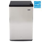 Whynter 3 0 Cu Ft Energy Star Upright Freezer With Lock Stainless Steel